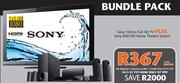 Sony 102cm Full HD TV plus Sony DAV340 Home Theatre System