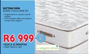 Sutton Firm Queen Base Set-152cm