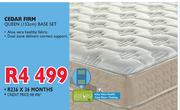Cedar Firm Queen Base Set-152cm
