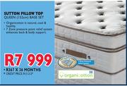 Sutton Pillow Top Queen Base Set-152cm