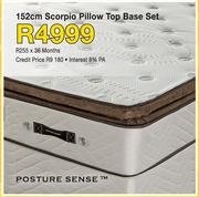 Scorpio Pillow Top Base Set-152cm