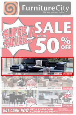 Furniture City : Super Saver ( 06 Jan - 09 Feb 2014 ), page 1