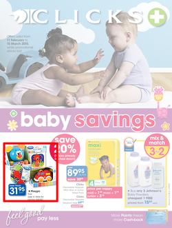 Clicks : Baby Savings (11 Feb - 15 Mar 2015), page 1