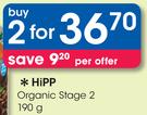 Hipp Organic Stage2- 2x190g
