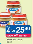 Purity First Foods-4x80ml