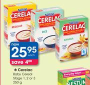 Cerelac Baby Cereal Stage 1, 2 Or 3-250g
