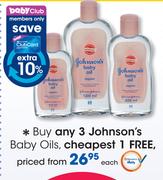 Johnson's Baby Oils-Each