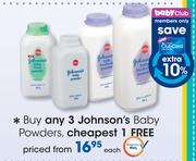 Johnson's Baby Powders-Each