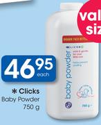 Clicks Baby Powder-750g