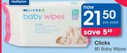 Clicks 80 Baby Wipes-Per Pack
