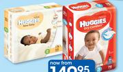 Huggies Jumbo Pack Dry Comfort Midi-76's, Maxi-66's Or Junior-56's-Per Pack