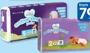 Clicks Active Stretch Disposable Nappies Value Packs Junior-44's, Midi-62's Or Maxi-54's-Per Pack