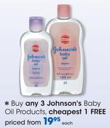 Johnson's Baby Oil Products-Each