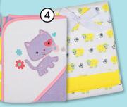 Clicks Receiving Blankets Or Hooded Towels-Each