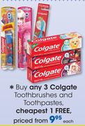 Colgate Toothbrushes And Toothpastes-Each