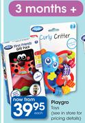 Playgro Toys 3 months + 