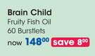 Brain Child Fruity Fish Oil 60 Burstlets-Per Pack