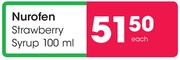 Nurofen Strawberry Syrup-100ml