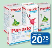 Panado Syrup-50ml or 12 Meltabs-Each