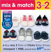 Pairs Of Clicks Baby Shoes-Per Pair