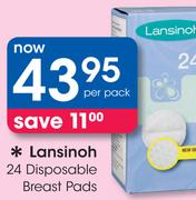 Lansinoh 24 Disposable Breast Pads-Per Pack