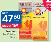 Nurofen For Children Syrup-Each