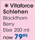 Vitaforce Schlehen Blackthorn Berry Elixir-200ml Each