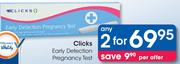 Clicks Early Detection Pregnancy Test-2's Pack