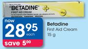 Betadine First Aid Cream-15g
