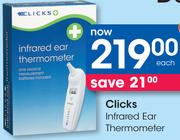 Clicks Infrared Ear Thermometer-Each