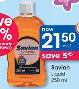 Savlon Liquid-250ml Each