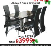 Abbey 7 Piece Dining Set