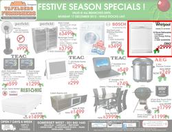 Tafelberg Furnishers : Festive Season Specials (Until 17 Dec 2012), page 1