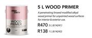 Fired Earth 1Ltr Wood Primer 