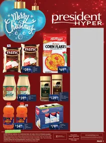 President Hyper : Festive Season Savings (17 December 2024 - 01 January 2025 While Stocks Last)