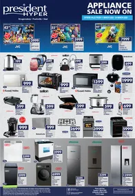 President Hyper : Appliance Sale (11 March - 24 March 2025)