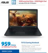 Asus FX753 Gaming Notebook-On 10GB Data Price Plan 