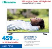 Hisense 50" UHD LED TV  50M5010UW