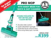Verimark Floorwiz Pro Mop With Handy BrushFor Quick & Easy Cleaning 37301