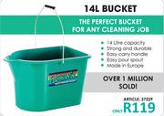 Verimark Floorwiz 14Ltr Bucket 37229