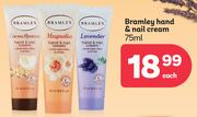 Bramley Hand & Nail Cream-75ml Each