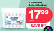 Cuddlesome Baby Cotton Buds-300's Pack