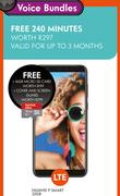 Huawei P Smart 32GB LTE-Pinnacle 1GB Top Up