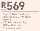 Huawei P20 128GB LTE Advanced-On Pinnacle 1GB