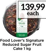 Food Lover's Signature Reduced Sugar Fruit Cake-1Kg