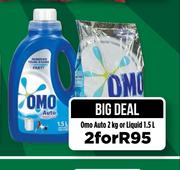 Omo Auto 2Kg Or Liquid 1.5Ltr-For 2
