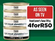 Food Lover's Tuna-For 4 x 170g