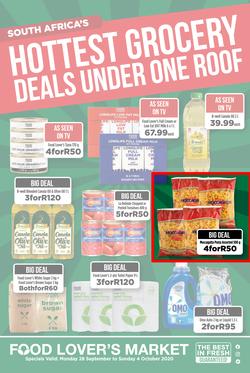 Food Lovers Market Western Cape : Hottest Grocery Deals Under One Roof (28 September - 4  October 2020), page 1