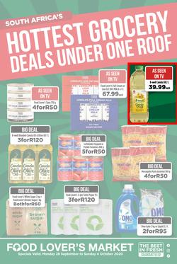Food Lovers Market Western Cape : Hottest Grocery Deals Under One Roof (28 September - 4  October 2020), page 1