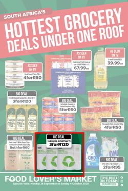 Food Lovers Market Western Cape : Hottest Grocery Deals Under One Roof (28 September - 4  October 2020), page 1